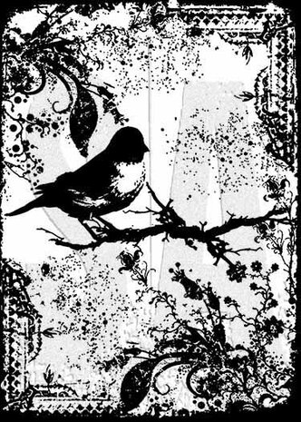 Stampers Anonymous Tattered Sparrow Tim Holtz Components Cling Mount Collage Stamp (COM031) Stampers Anonymous Tattered Sparrow Tim Holtz Components Cling Mount Collage Stamp (COM031)