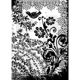 Stampers Anonymous Tattoo You Tim Holtz Components Cling Mount Collage Stamp (COM032)