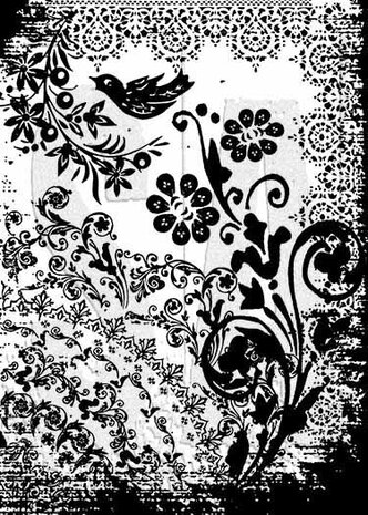 Stampers Anonymous Tattoo You Tim Holtz Components Cling Mount Collage Stamp (COM032) Stampers Anonymous Tattoo You Tim Holtz Components Cling Mount Collage Stamp (COM032)