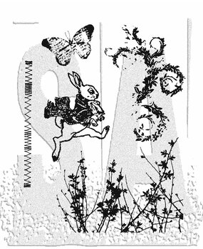 Stampers Anonymous Spring Sprung Tim Holtz Cling Stamps (CMS084)