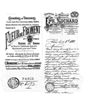 Stampers Anonymous French Marketplace Tim Holtz Cling Stamps (CMS071)