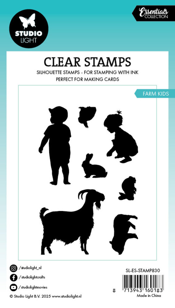 Studio Light Farm Kids Essentials Clear Stamp (SL-ES-STAMP830) (DISCONTINUED) Studio Light Farm Kids Essentials Clear Stamp (SL-ES-STAMP830) (DISCONTINUED)