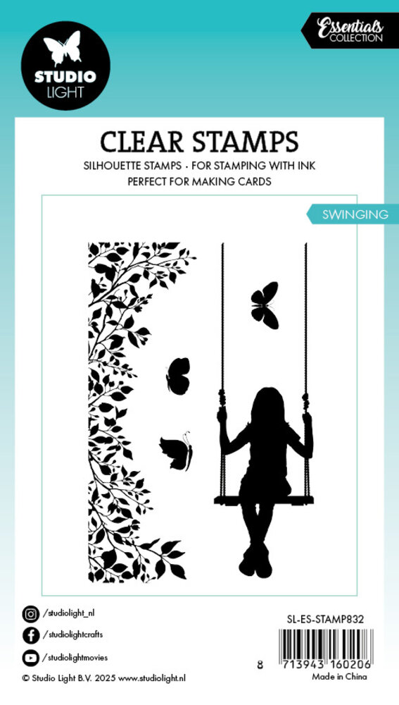 Studio Light Swinging Essentials Clear Stamp (SL-ES-STAMP832) (DISCONTINUED) Studio Light Swinging Essentials Clear Stamp (SL-ES-STAMP832) (DISCONTINUED)