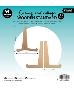 Studio Light MDF - A5 Canvas & Collage Wooden Standard (SL-ES-MDF22) (BASIC)