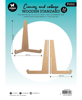 Studio Light MDF - A4 Canvas & Collage Wooden Standard (SL-ES-MDF23) (BASIC)