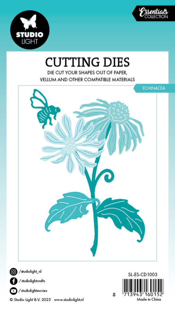 Studio Light Echinacea Essentials Cutting Die (SL-ES-CD1003) (DISCONTINUED) Studio Light Echinacea Essentials Cutting Die (SL-ES-CD1003) (DISCONTINUED)