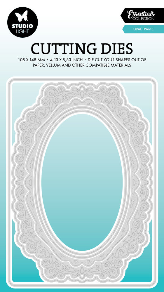 Studio Light Oval Frame Essentials Cutting Die (SL-ES-CD1002) (DISCONTINUED) Studio Light Oval Frame Essentials Cutting Die (SL-ES-CD1002) (DISCONTINUED)
