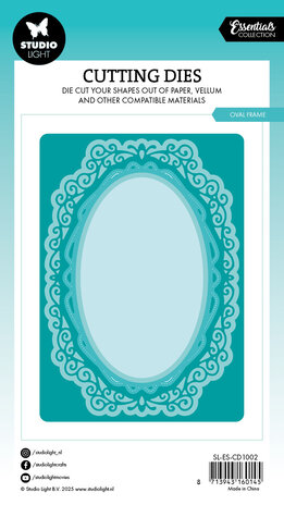 Studio Light Oval Frame Essentials Cutting Die (SL-ES-CD1002) (DISCONTINUED) Studio Light Oval Frame Essentials Cutting Die (SL-ES-CD1002) (DISCONTINUED)