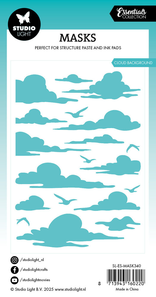 Studio Light Cloud Background Essentials Background Mask (SL-ES-MASK340) (DISCONTINUED) Studio Light Cloud Background Essentials Background Mask (SL-ES-MASK340) (DISCONTINUED)