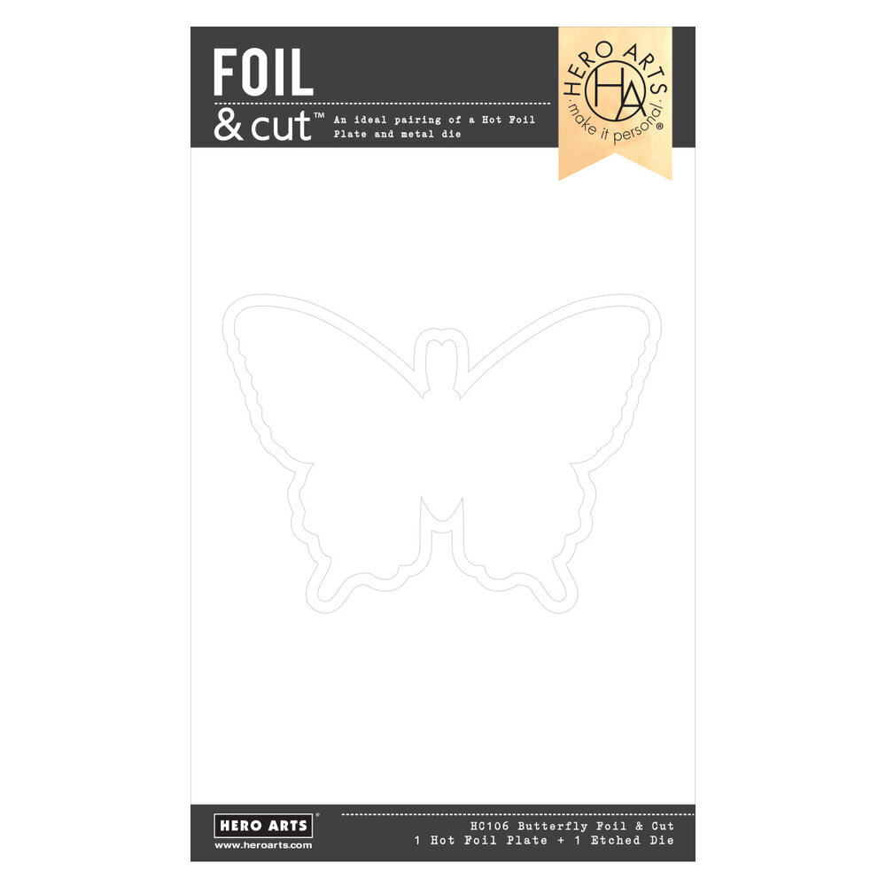 Hero Arts Butterfly Hot Foil & Cut (HC106) Hero Arts Butterfly Hot Foil & Cut (HC106)