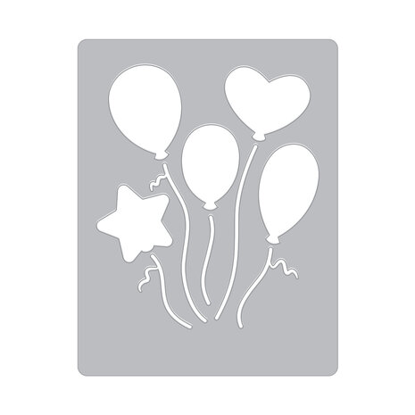 Hero Arts Balloons Cover Plate Fancy Dies (DF241)