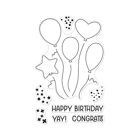 Hero Arts Balloons PolyClear Stamps (CM790)