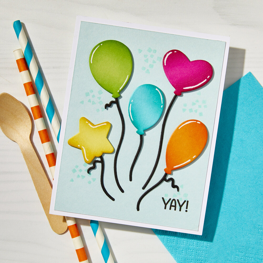 Hero Arts Balloons PolyClear Stamps (CM790)