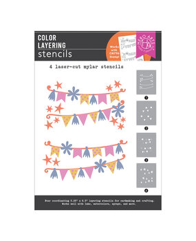 Hero Arts Celebrate Color Layering Stencils (SA298)