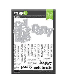 Hero Arts It's Our Anniversary Stamp & Cut XL (DC311)