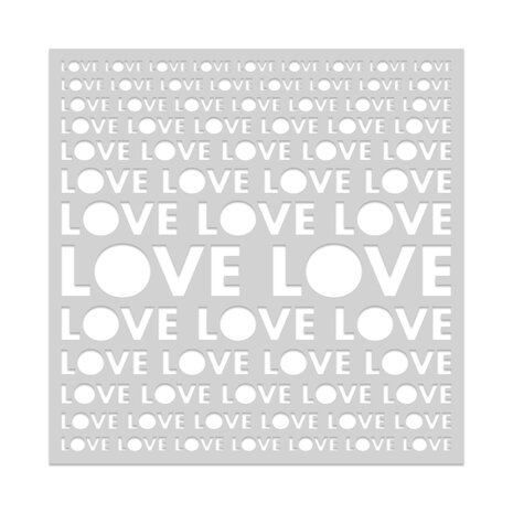 Hero Arts Lots of Love Stencil (SA301)