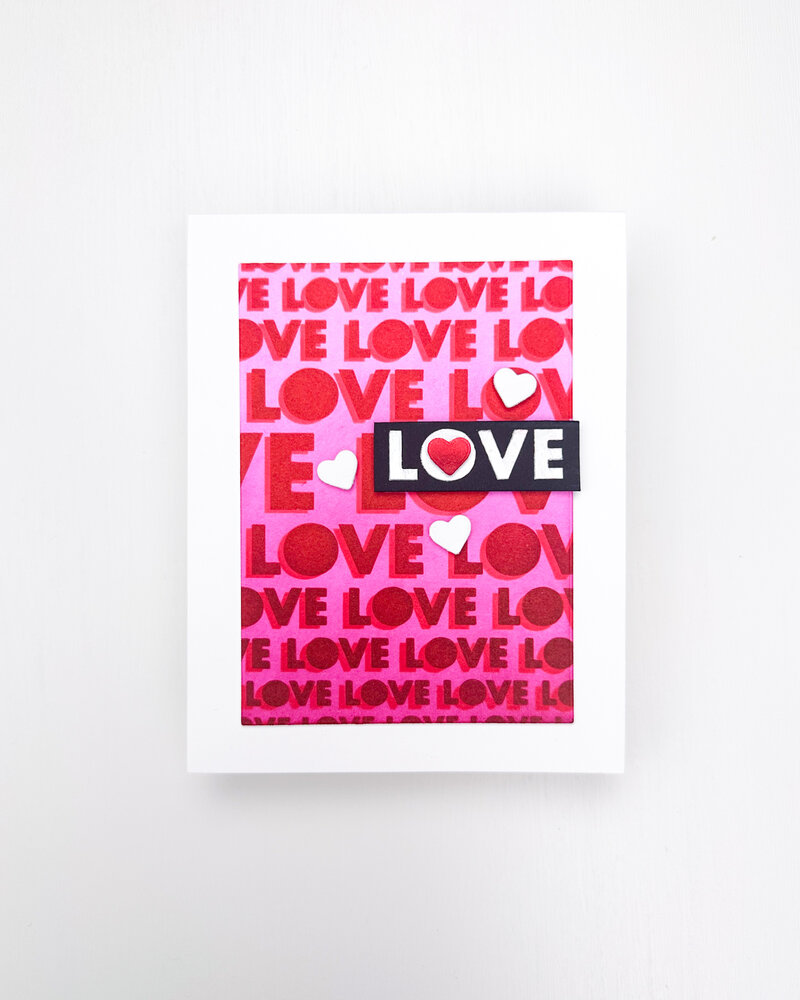Hero Arts Lots of Love Stencil (SA301) Hero Arts Lots of Love Stencil (SA301)