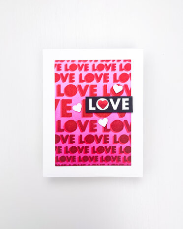 Hero Arts Lots of Love Stencil (SA301) Hero Arts Lots of Love Stencil (SA301)