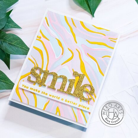 Hero Arts Color Layering Marbling Stencils (SA265)