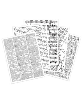 Hero Arts Collage Backgrounds Hero Transfers Set (RT107)