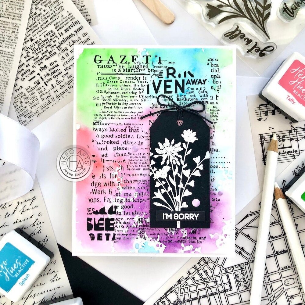 Hero Arts Collage Backgrounds Hero Transfers Set (RT107)