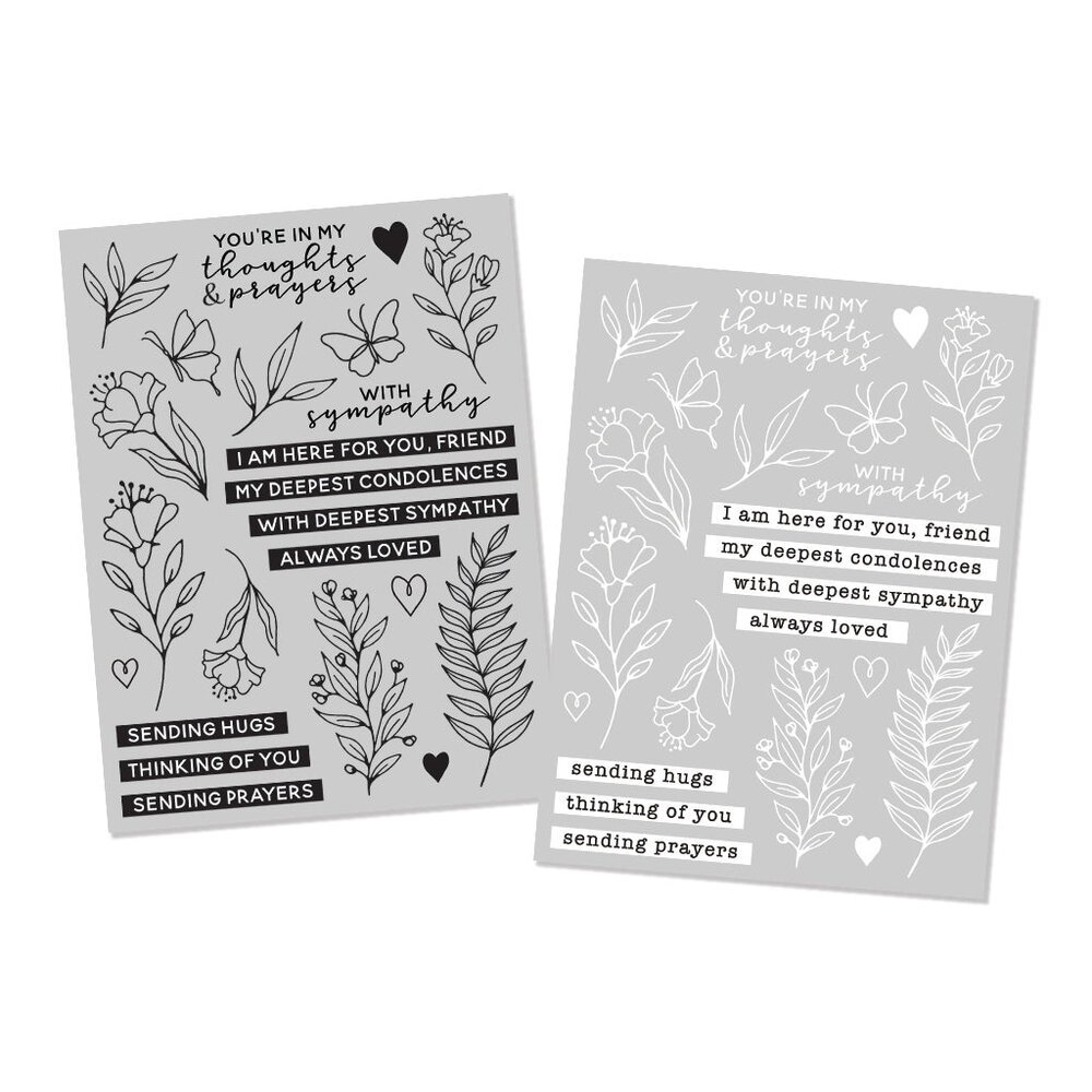 Hero Arts With Sympathy Hero Transfers (RT118)