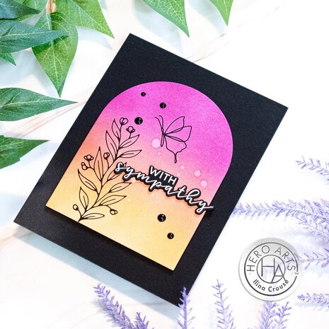 Hero Arts With Sympathy Hero Transfers (RT118)