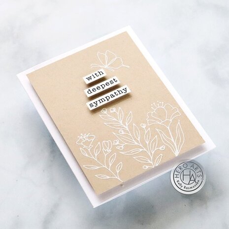 Hero Arts With Sympathy Hero Transfers (RT118)