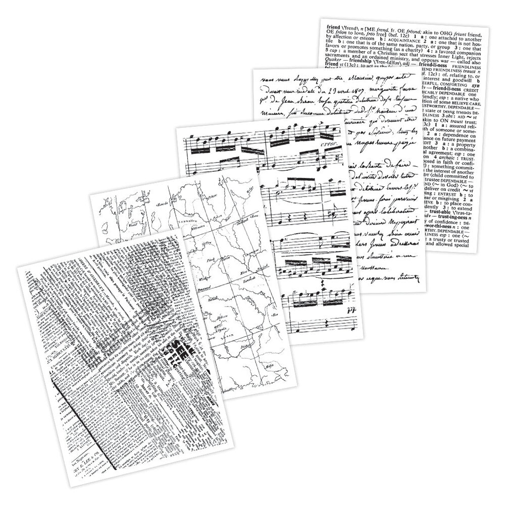 Hero Arts Collage Backgrounds Part 2 Hero Transfers (RT123)