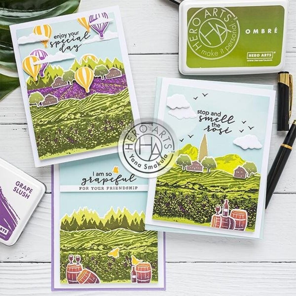 Hero Arts Lime to Forever Green Ombré Ink Pad (AF320)