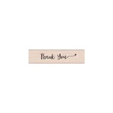 Hero Arts Handwritten Thank You Script Wood Stamps (C6221)