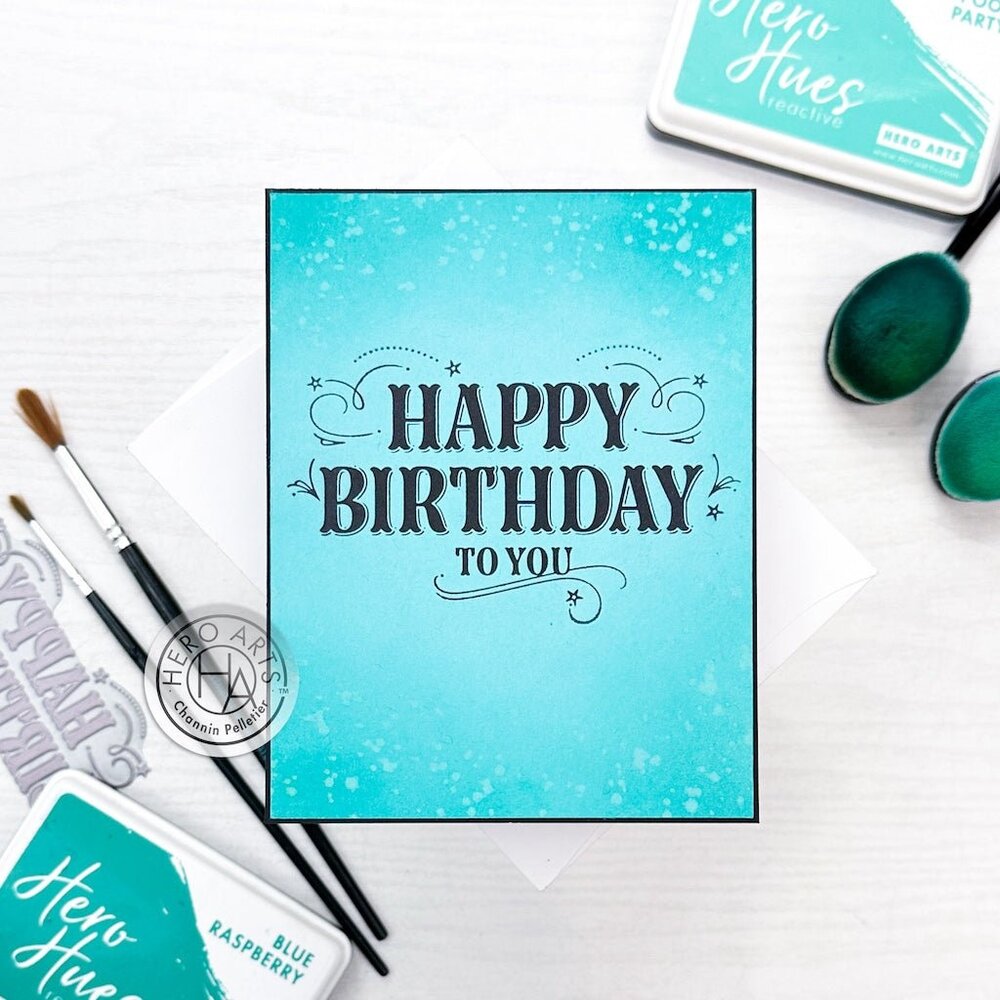 Hero Arts Happy Birthday BetterPress + Foil Plate (HP105)