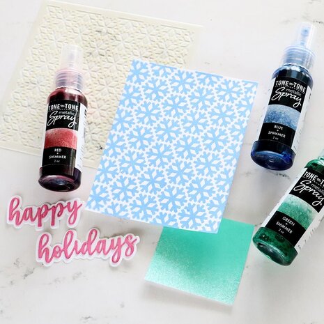 Hero Arts Green + Shimmer Tone-on-Tone Metallic Spray (WM209)