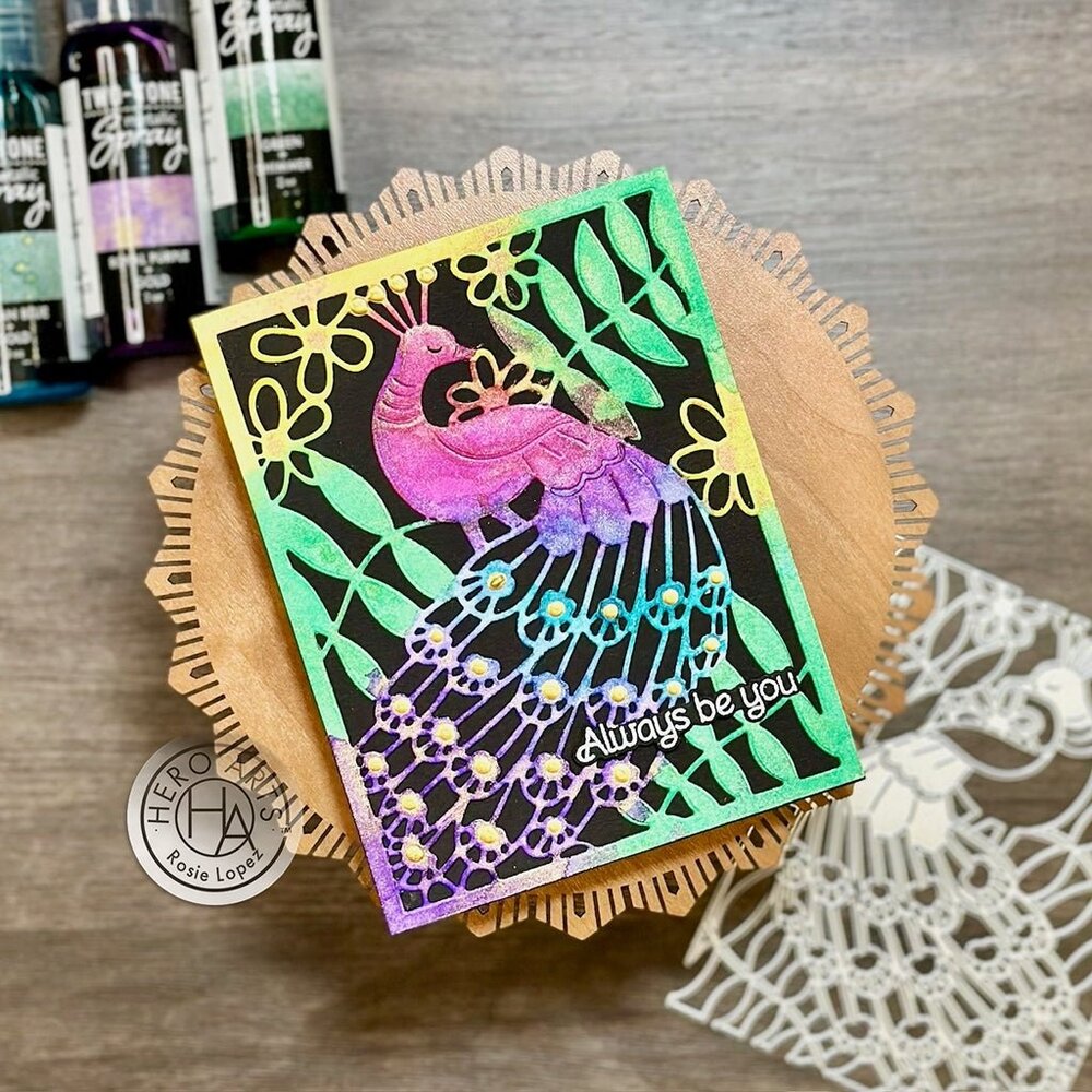 Hero Arts Green + Shimmer Tone-on-Tone Metallic Spray (WM209)