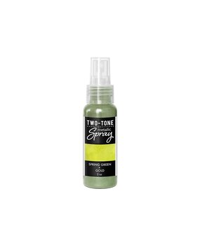 Hero Arts Spring Green + Gold Two-Tone Metallic Spray (WM202)
