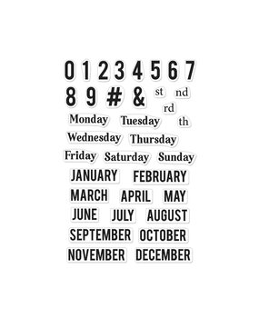 Hero Arts Months and Days Clear Stamps (CM616)