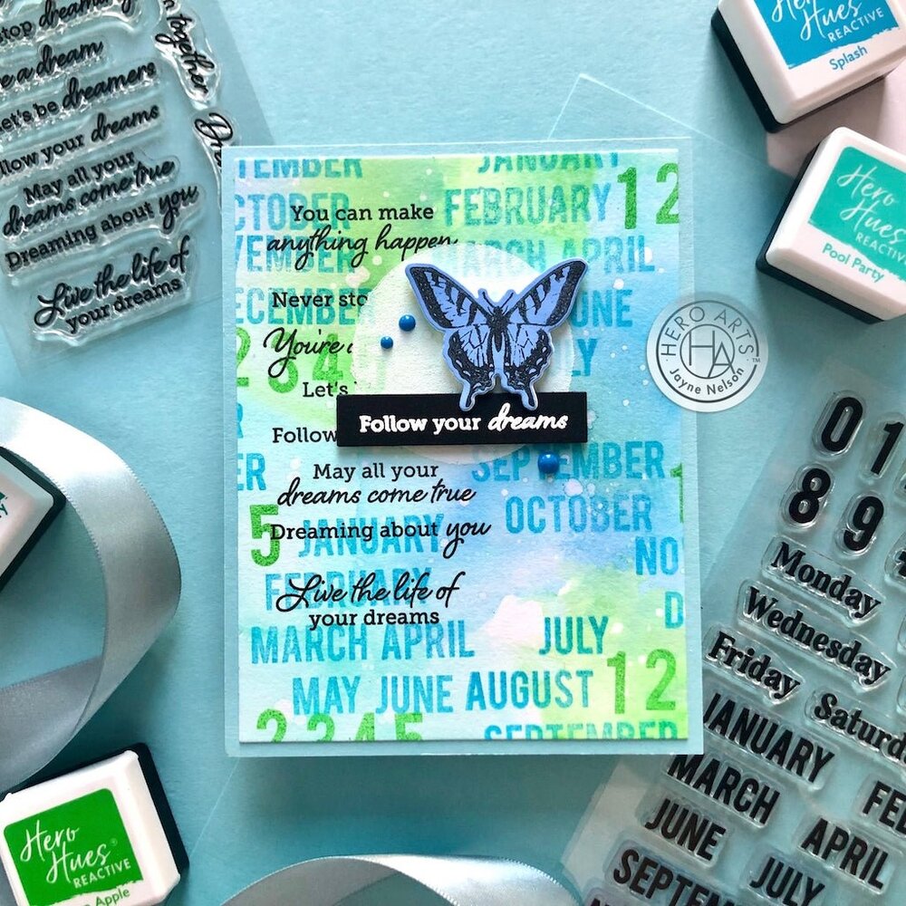 Hero Arts Months and Days Clear Stamps (CM616)