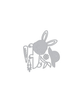 Hero Arts Peeking Bunny Fancy Dies (DF174)
