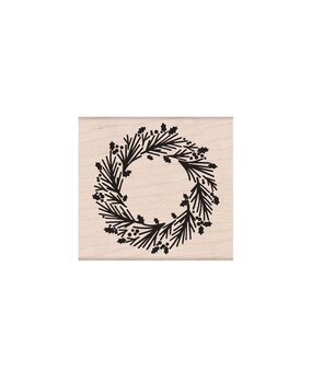 Hero Arts Graphical Wreath Wood Stamps (K6484)