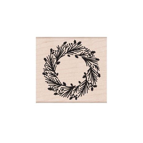 Hero Arts Graphical Wreath Wood Stamps (K6484)