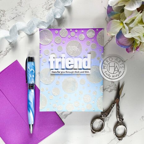 Hero Arts Luggage Lowercase Alphabet Clear Stamps (CM693)