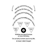 Hero Arts Interactive Eight-Ball Clear Stamps (CM785)