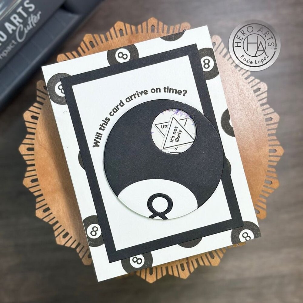 Hero Arts Interactive Eight-Ball Clear Stamps (CM785)