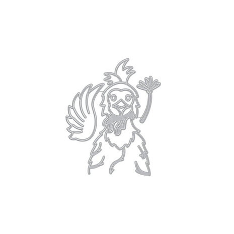 Hero Arts Peeking Chicken Fancy Dies (DF175)