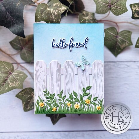 Hero Arts Wood Fence Fancy Dies (DF176)