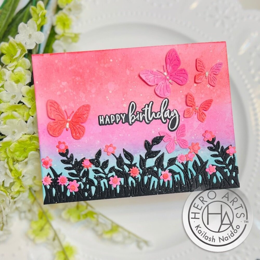 Hero Arts Butterfly Foliage Fancy Dies (DF177)