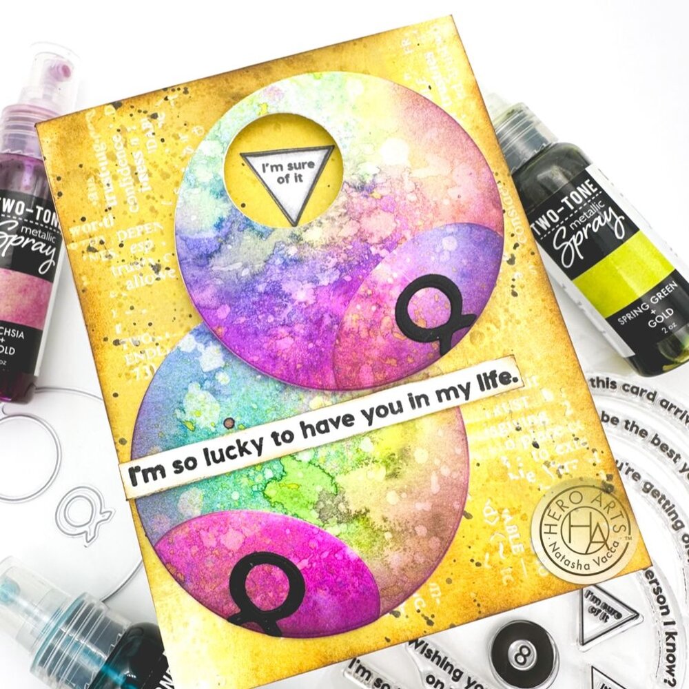 Hero Arts Interactive Eight-Ball Fancy Dies (DF224)