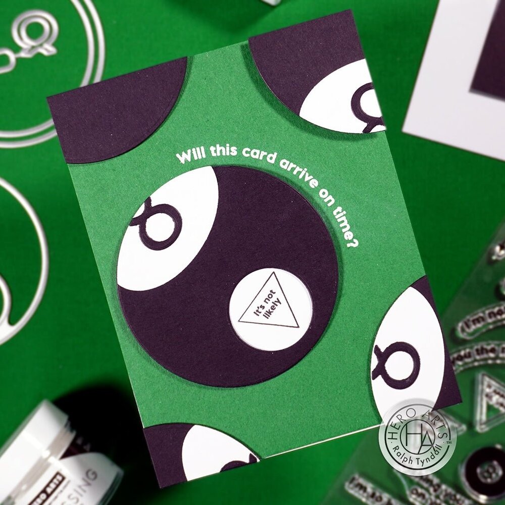 Hero Arts Interactive Eight-Ball Fancy Dies (DF224)