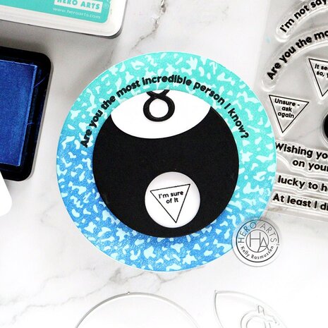 Hero Arts Interactive Eight-Ball Fancy Dies (DF224)