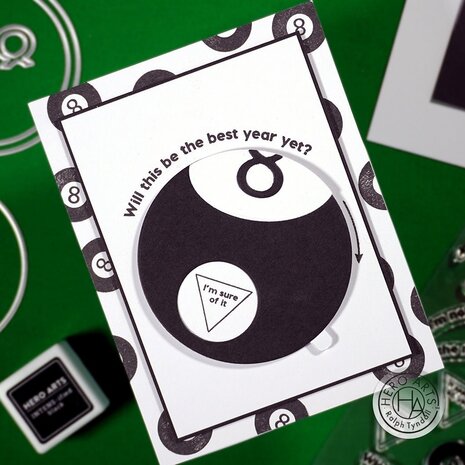 Hero Arts Interactive Eight-Ball Fancy Dies (DF224)